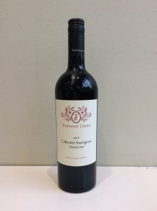 Bottle of Tortoise Creek Cabernet Sauvignon red wine